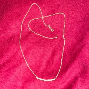 Bony Levy diamond bar necklace